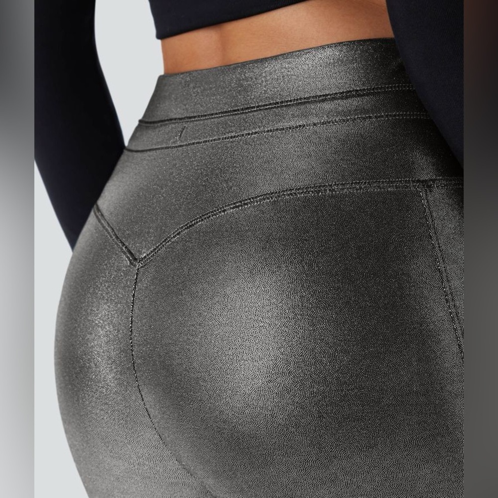 Halara Softlyzero High-Waisteddrawstring Foil Pri… - image 4